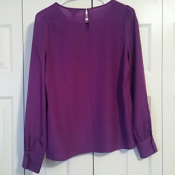 J. Crew purple blouse - Picture 4 of 4